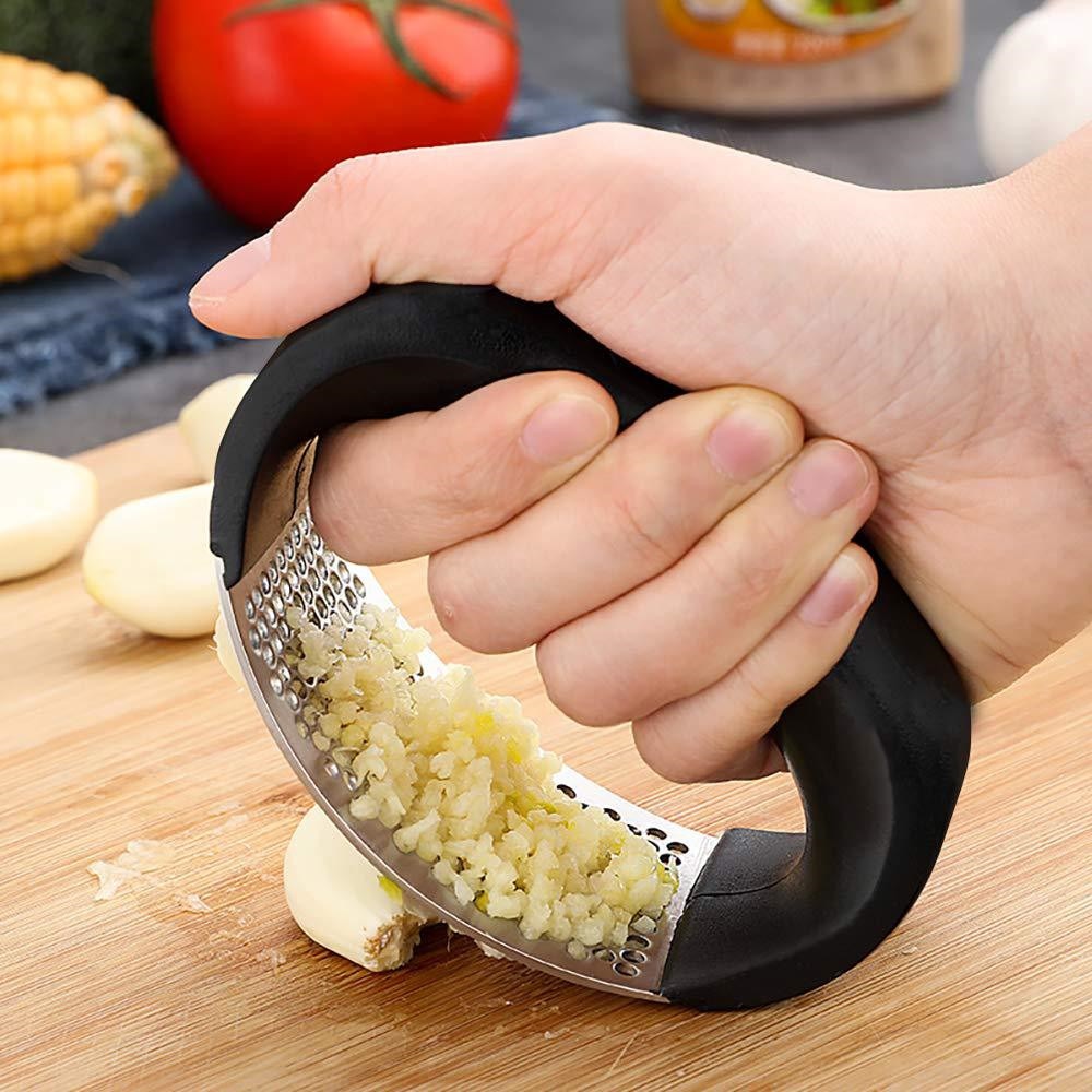 Easy Use Stainless Steel Garlic Crusher - Halri