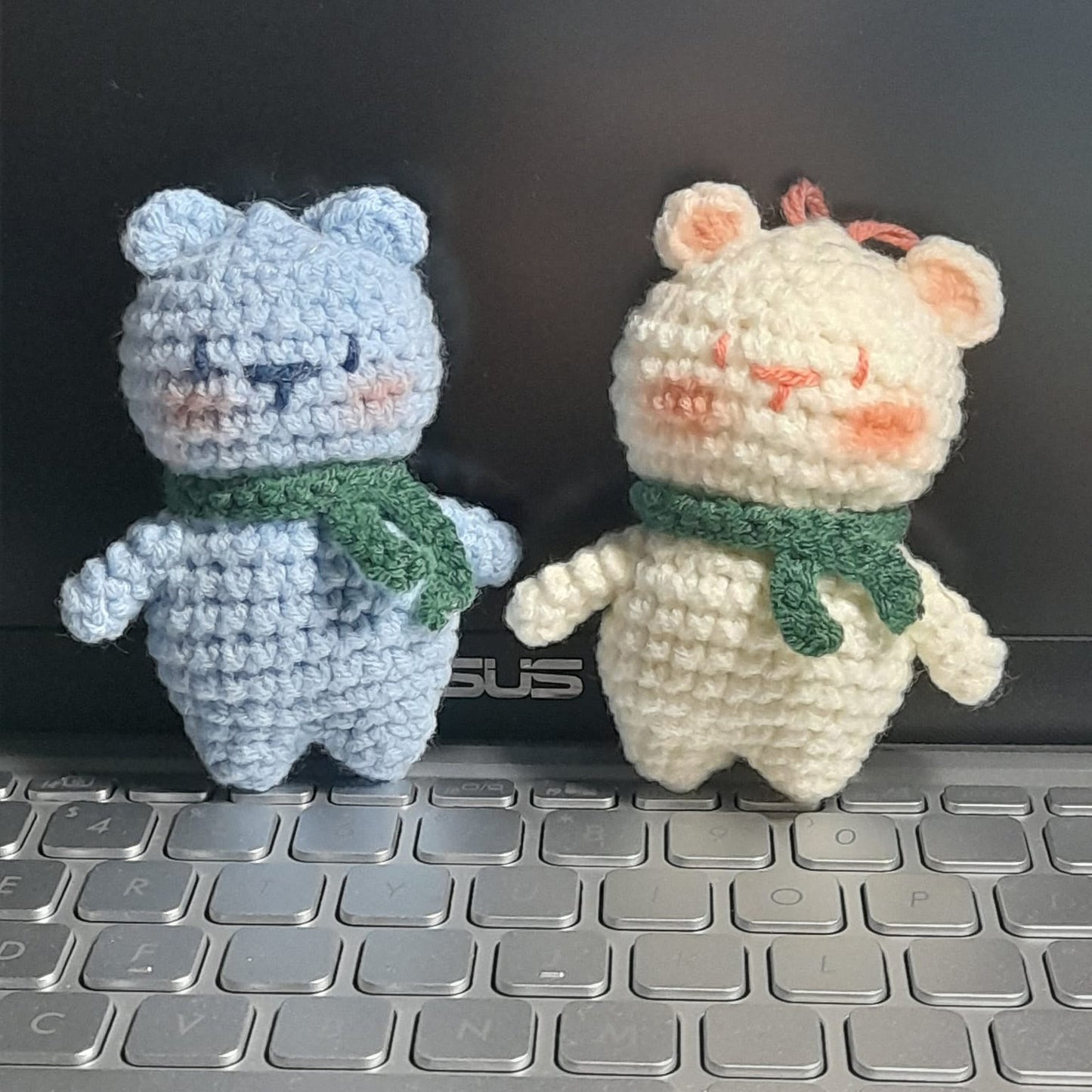 Soft Plush Bear Keychain - Stylish And Durable