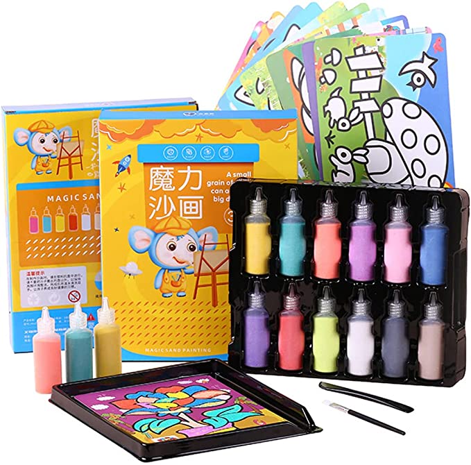 Colorful Kids Art Sand Painting Kit - Halri