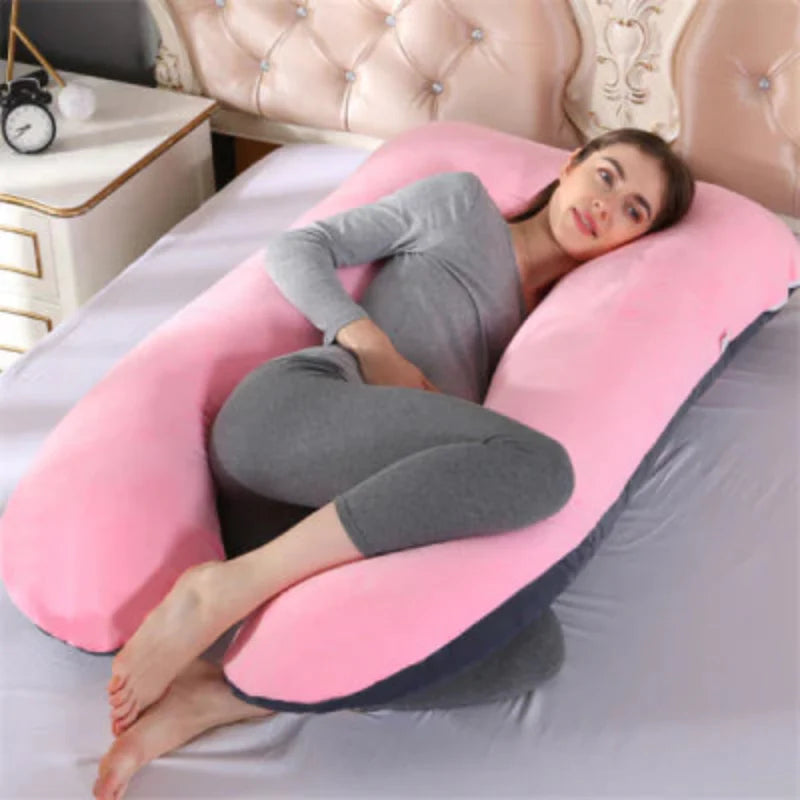 Hypoallergenic Full Body Pillow for Stress Relief and Comfort โ 80cm x 130cm Cotton Sleep Therapy Pillow 12