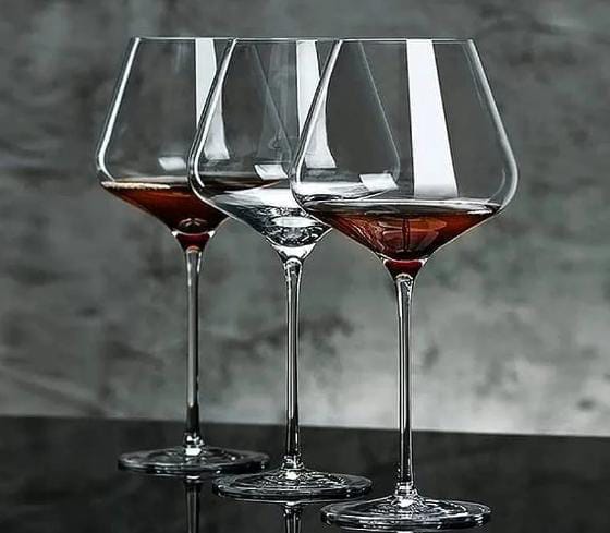 Clear Glass Wine Cups 6 Piece Set - Halri