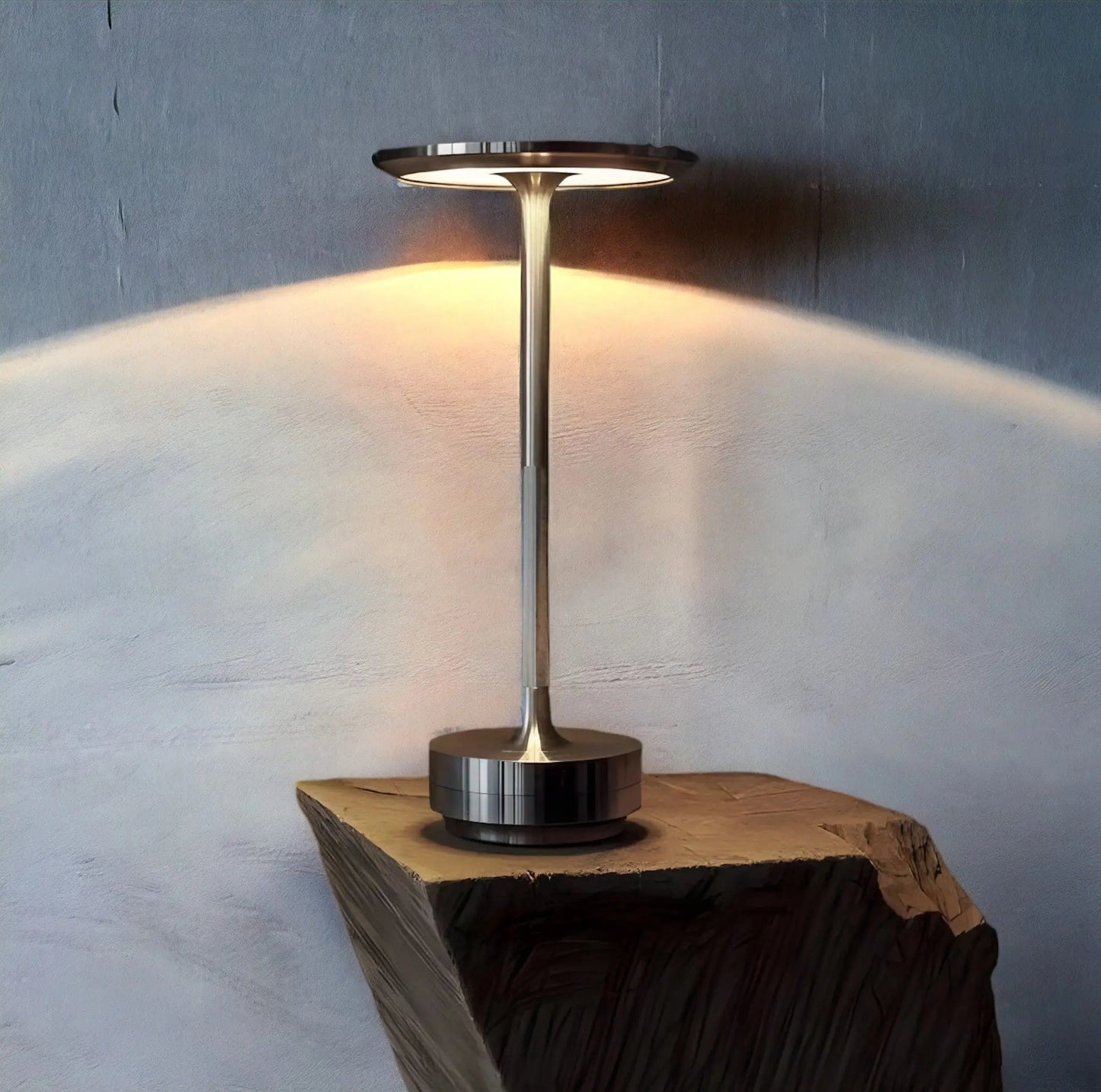 Stylish Wireless Desk Lamp with Color Changing LED Light