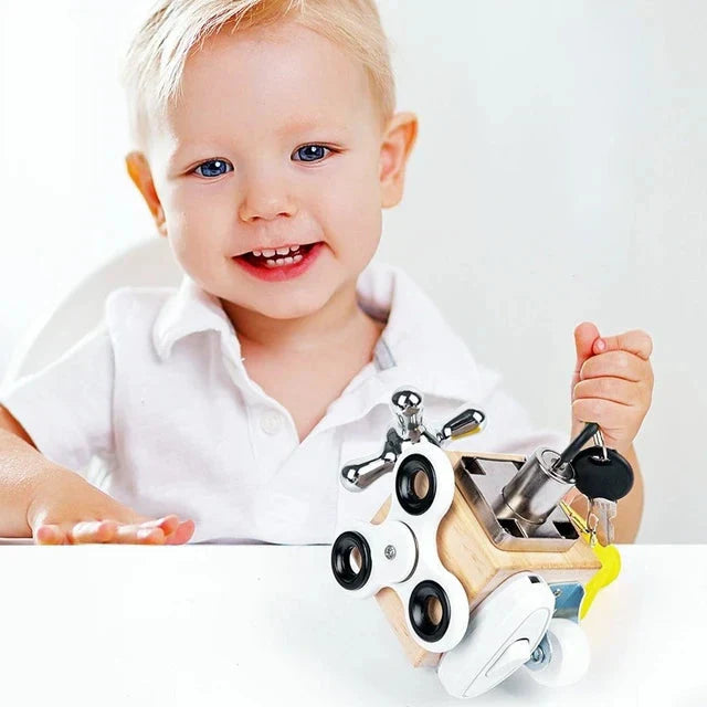 Educational Wooden Toy Cube - Halri