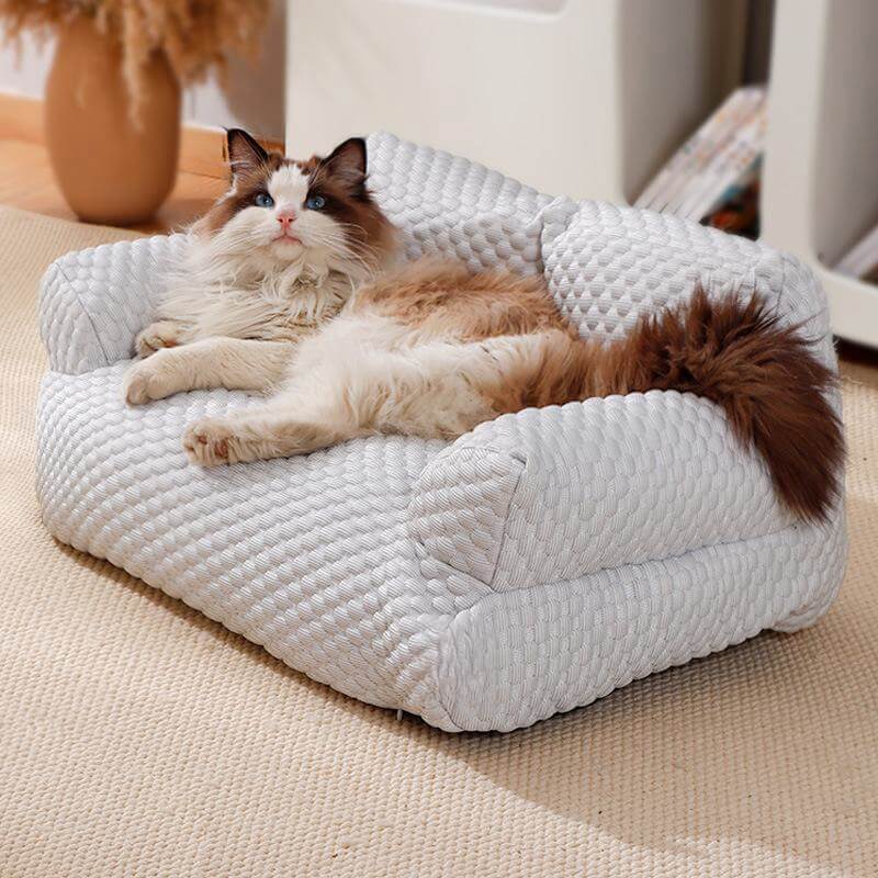 Cool Pet Bed with Breathable Support & Plush Sofa Comfort