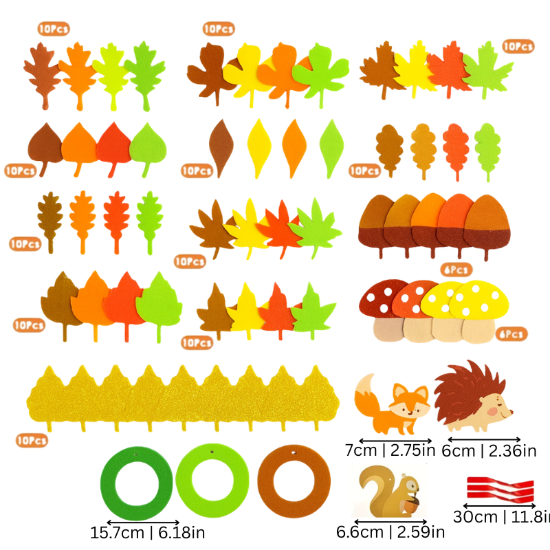 Colorful Leaf Fun Decoration