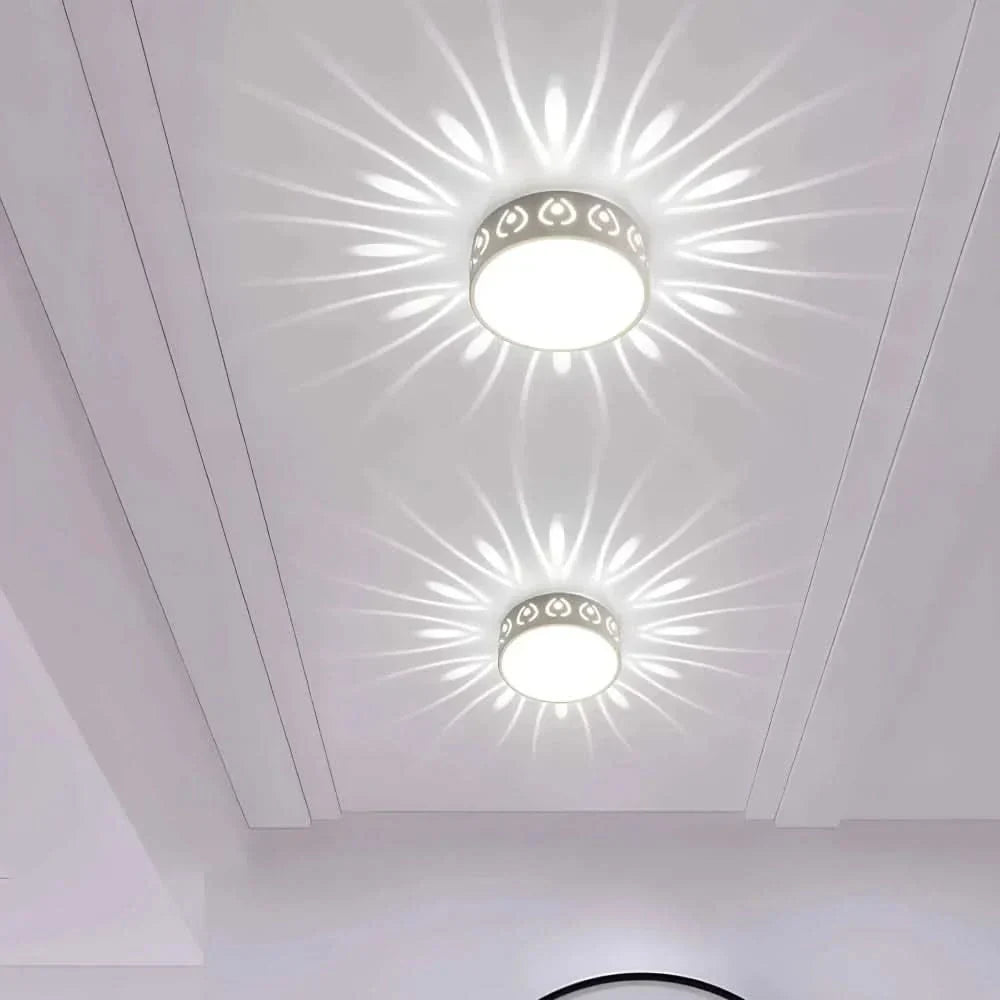 Slim Round LED Overhead Light Fixture