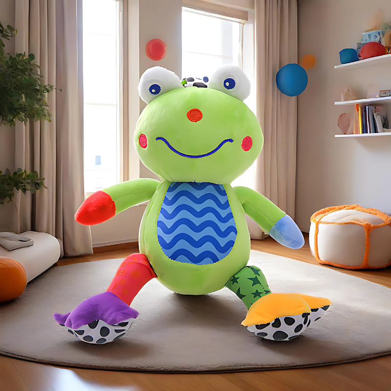 Fun Green Frog Figure - Halri