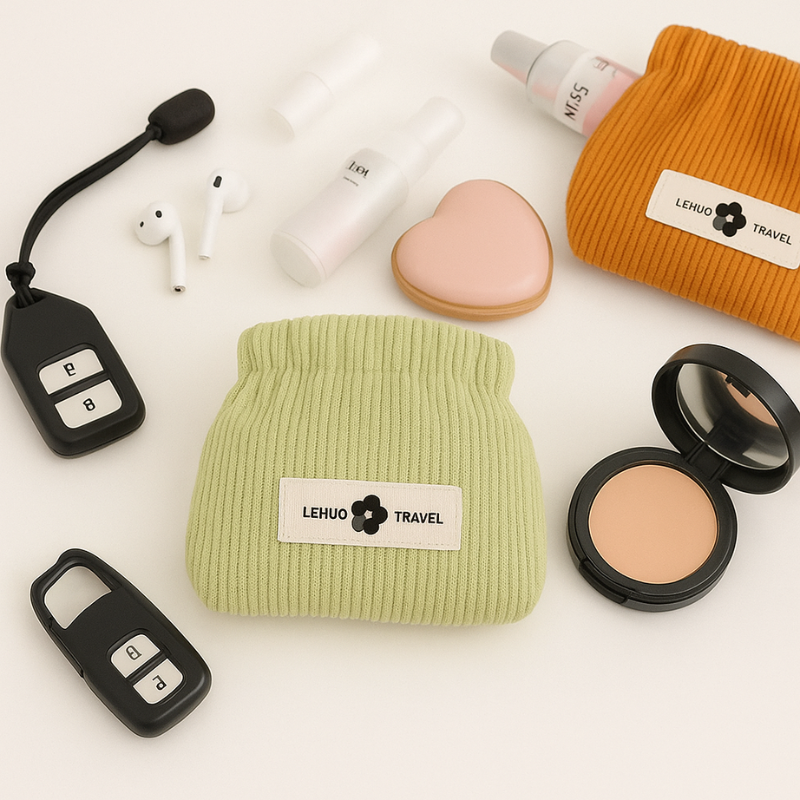 Small Leather Pouch Bag - Halri