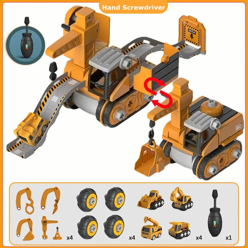 Master Builder Engineer Toy Set โ Build Your Own Work Vehicle