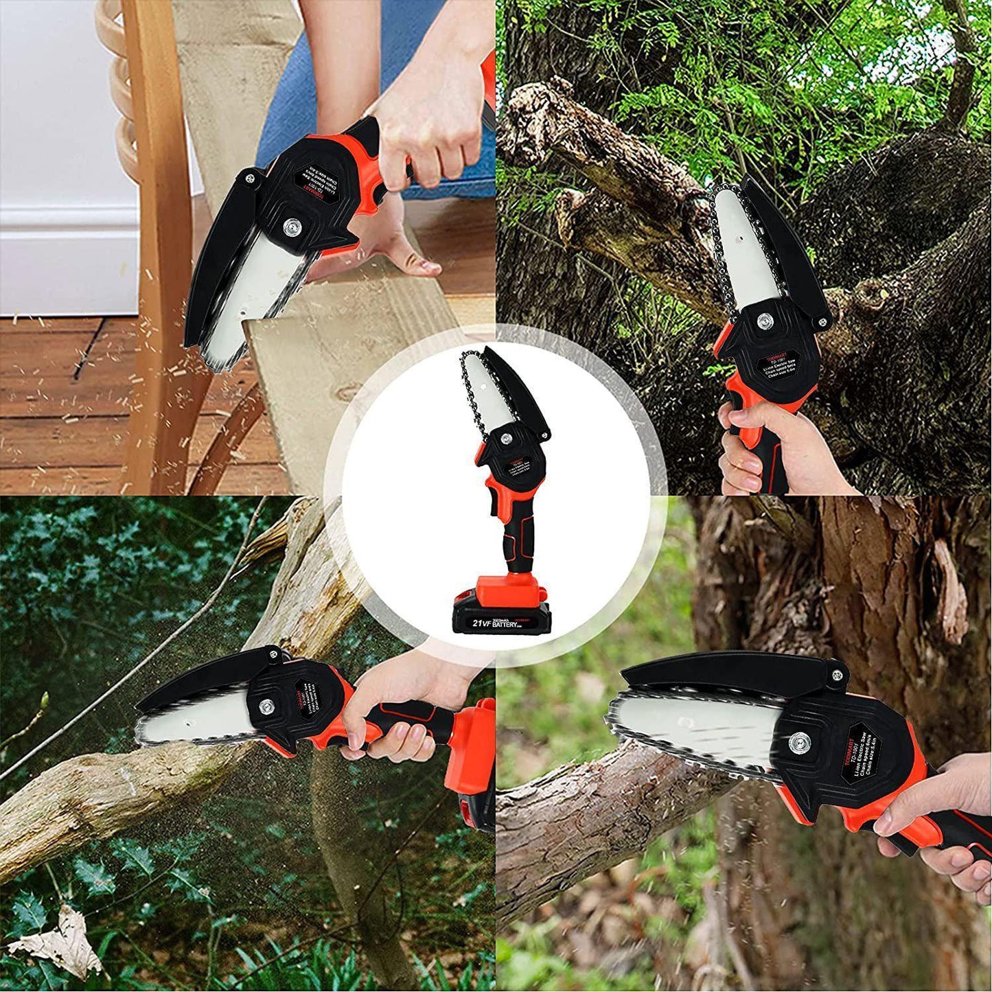 Compact Cordless Mini Chainsaw
Small Portable Electric Chainsaw
Handheld Mini Battery Chainsaw
Lightweight Mini Rechargeable Saw
Portable Compact Mini Chainsaw