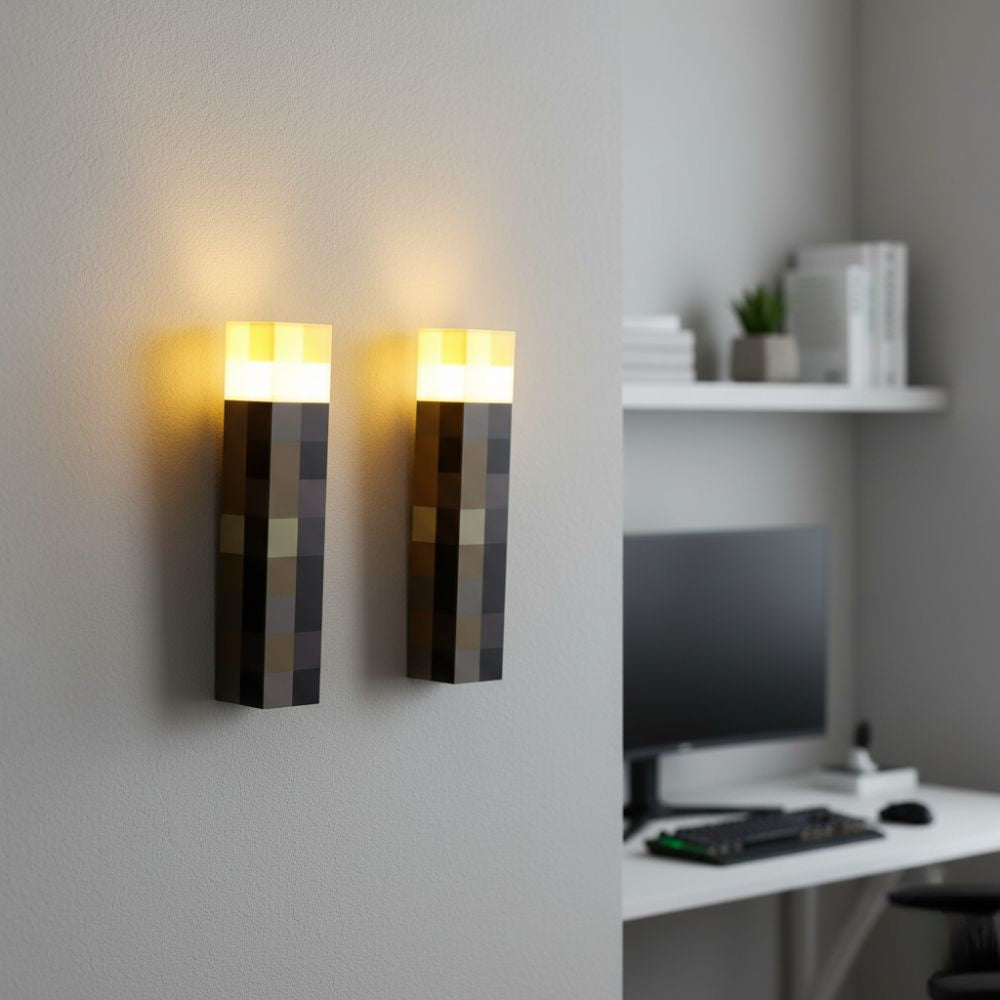 Modern Rechargeable LED Wall Light Sconce with Adjustable Brightness โ Versatile Indoor Wall Lamp for Gaming and Living Spaces 8