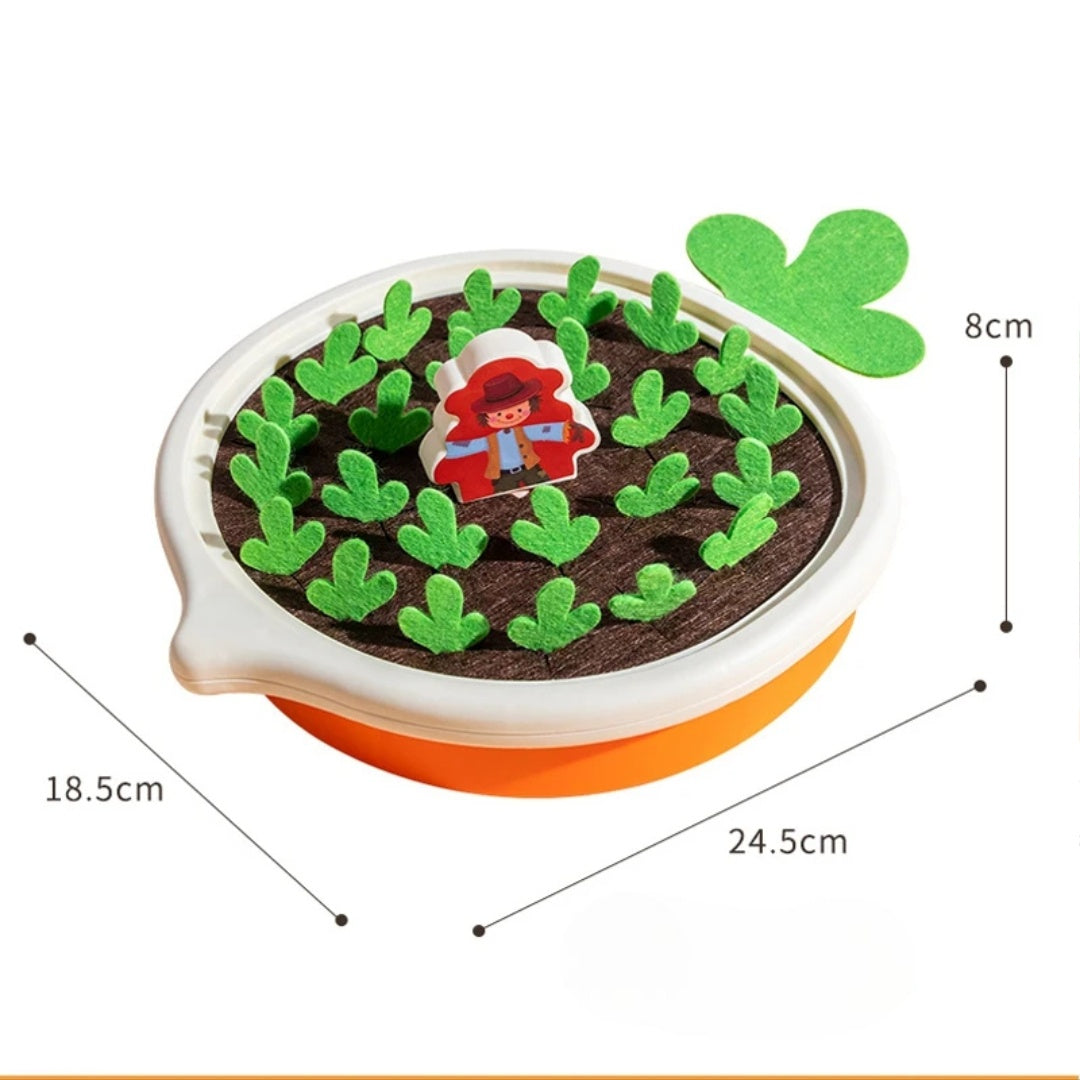 Montessori Carrot Toys With Diverse Colors, Fun Designs, Boost Kidsโ Memory, Safe for Ages 3+.