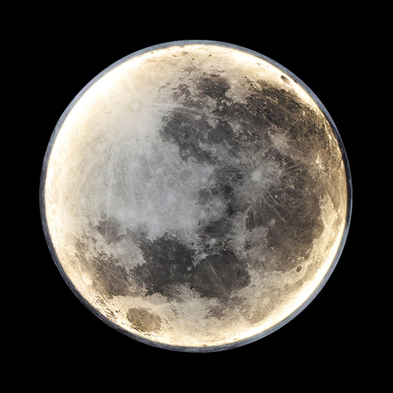 Soft Glow Moon Wall Lamp for Bedroom Ambient Lighting