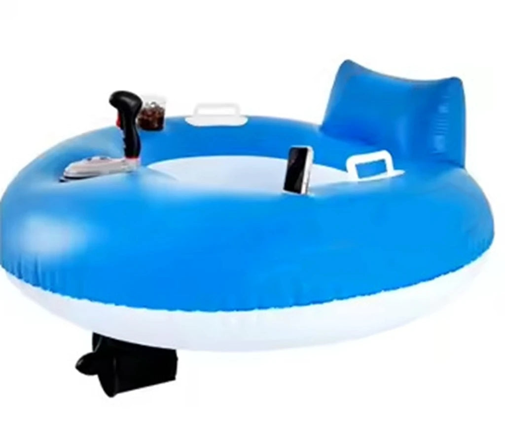 Motorized Splash Pool Runner Lounger โ Inflatable Ride-On Water Float with Built-in Motor for Pool Fun & Outdoor Wet Adventures