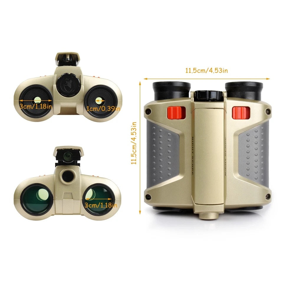 Night Vision Binoculars for Kids - Perfect for Outdoor Games, Wildlife Watching and Exploration