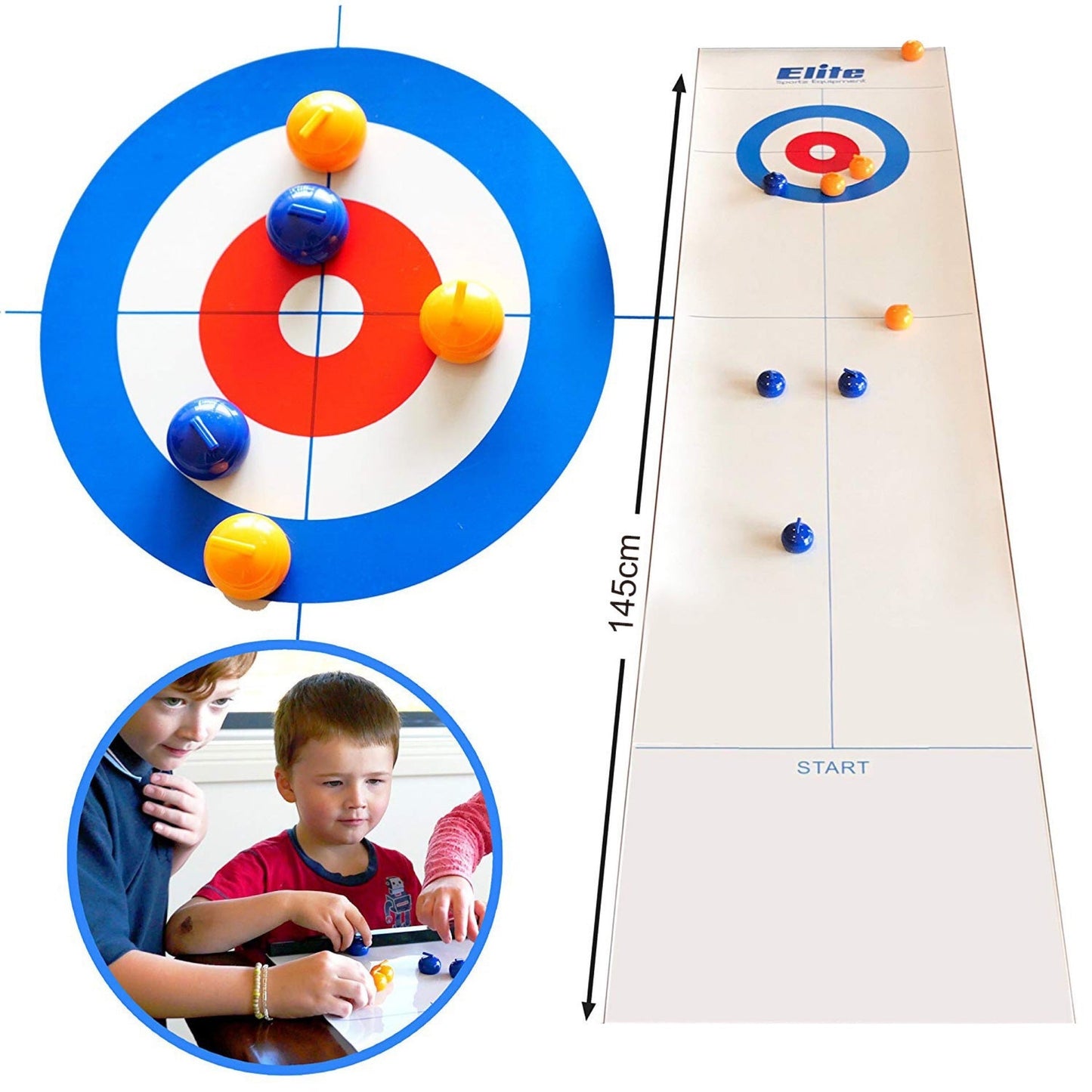 Fun Indoor Curling Table Game - Halri