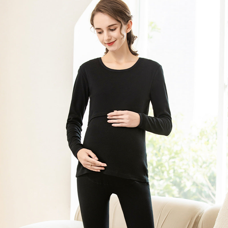 Cozy Maternity Dress for Home Relaxation