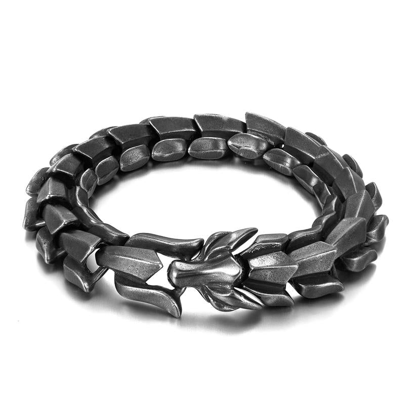 Edgy Rocker Chain Bracelet