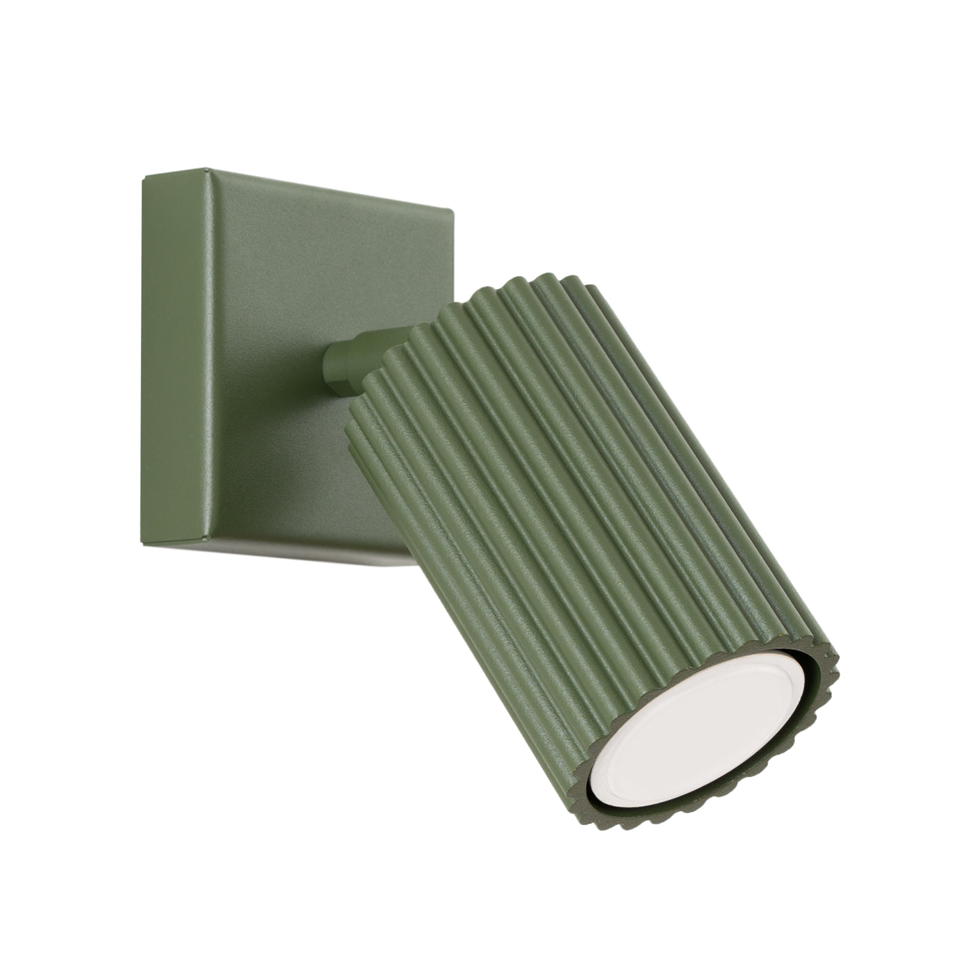 Olive Green Adjustable Wall Lamp with Ribbed Design โ Modern Wall Sconce Lighting for Elegant Interiors 7