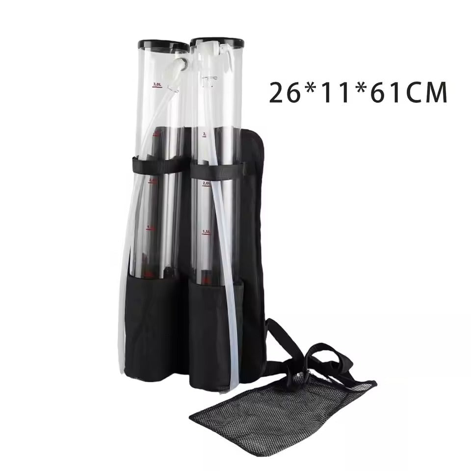 Portable Backpack Dispenser โ 6L Dual Shot Beverage Companion for Beer, Cocktails & More