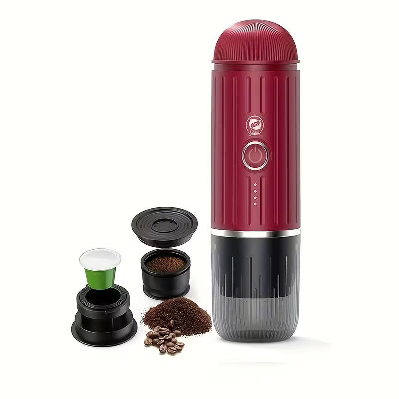 Portable Electric Espresso Machine โ 19-Bar High-Pressure Coffee Maker with USB-C Charging, Compact and Lightweight for Travel a3