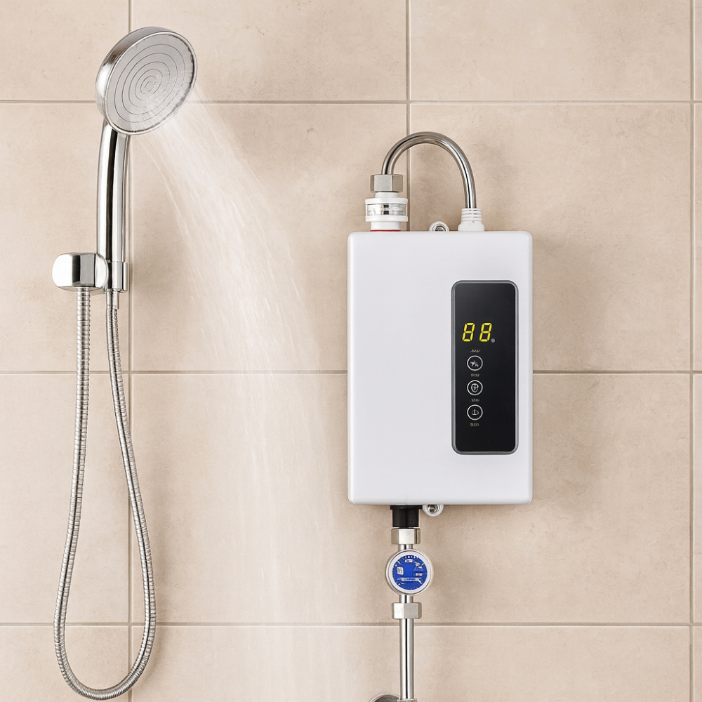 Compact Instant Electric Water Heater Shower System - Halri