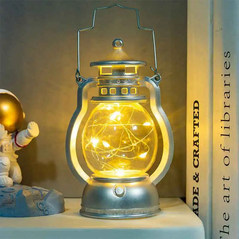 Retro LED Lantern Candle Holder – Battery Operated Decorative Light for Home, Events, and Romantic Settings 10