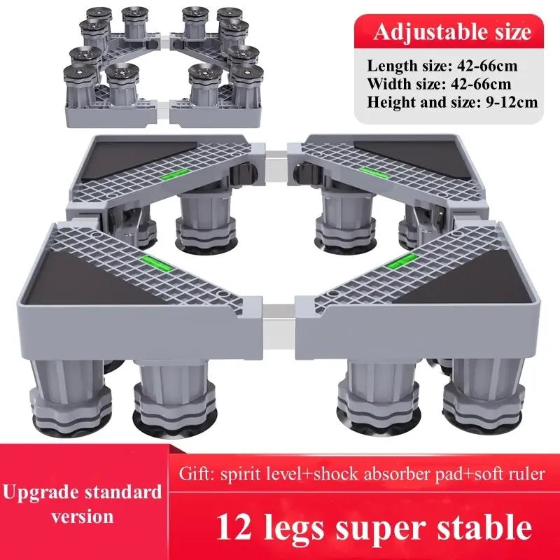 Universal Appliance Roller with Locking Wheels & Leveling Feet