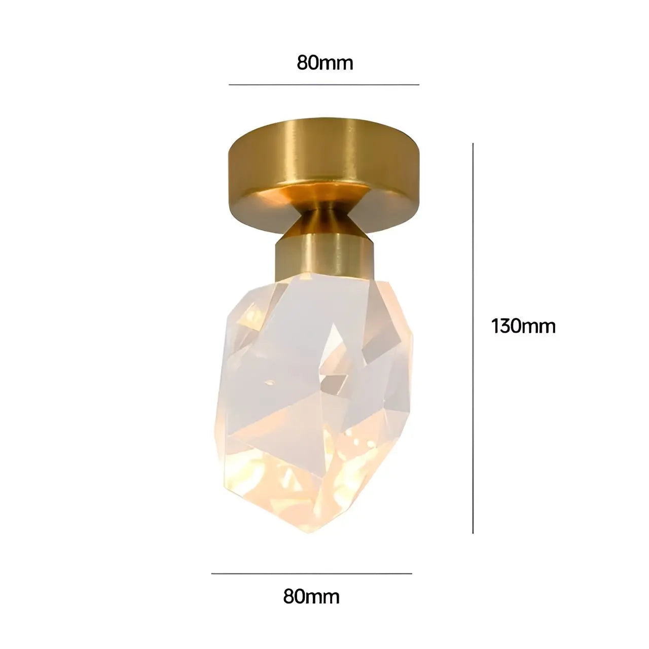 Elegant Crystal LED Chandelier Light Fixture