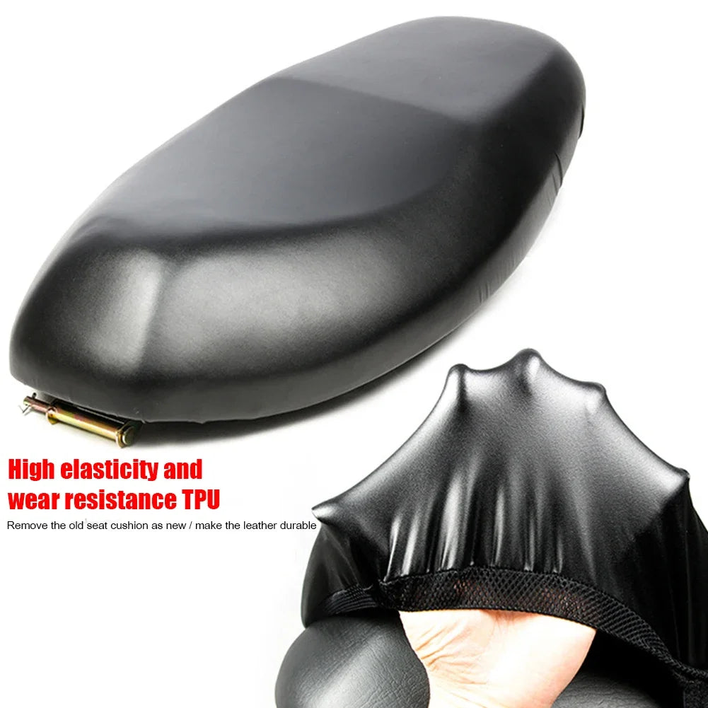 Premium Flexible Leather Bike Seat Cover - Halri