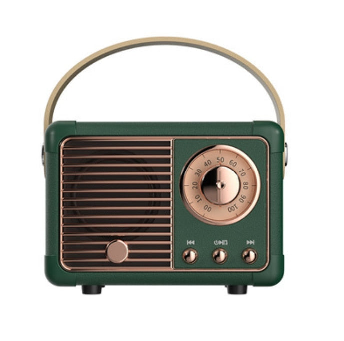Compact Vintage Bluetooth Music Speaker