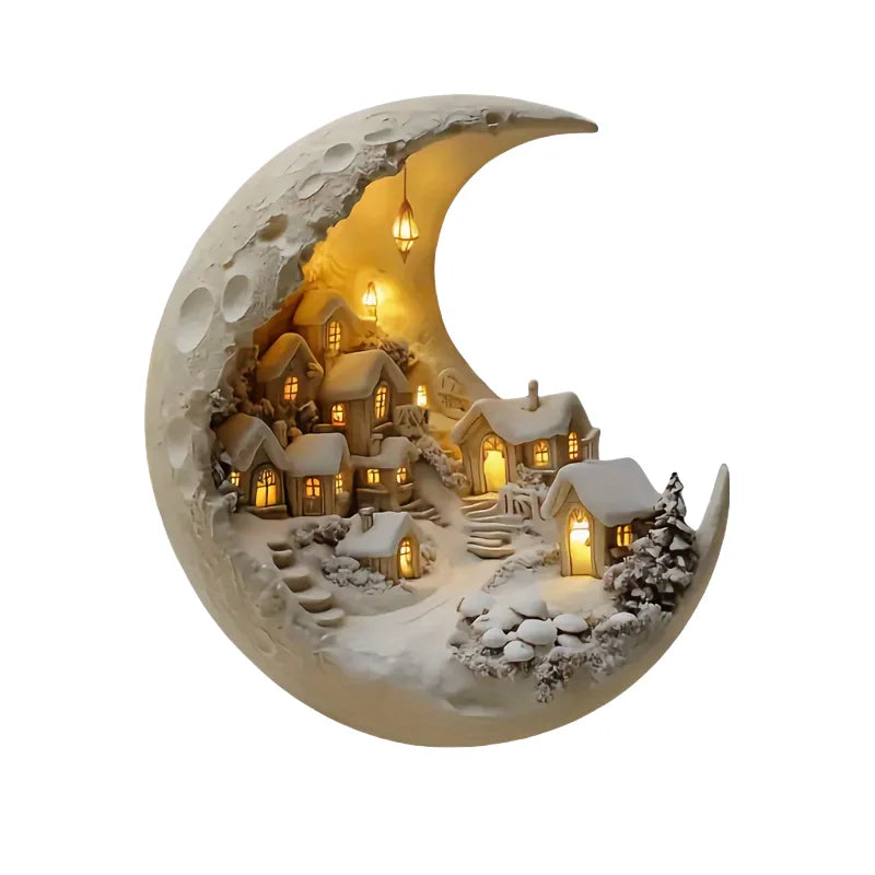 Winter Snow City Decoration - Halri