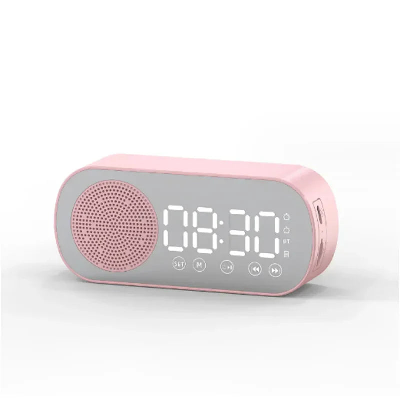 Compact Bluetooth Clock Radio with Speaker