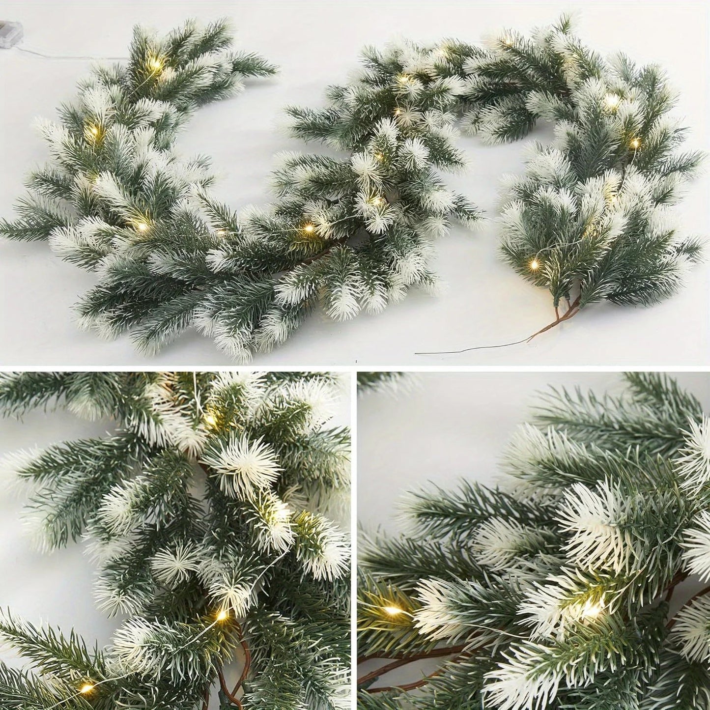 Halri | LightLux | Premium Pine LED Christmas Garland