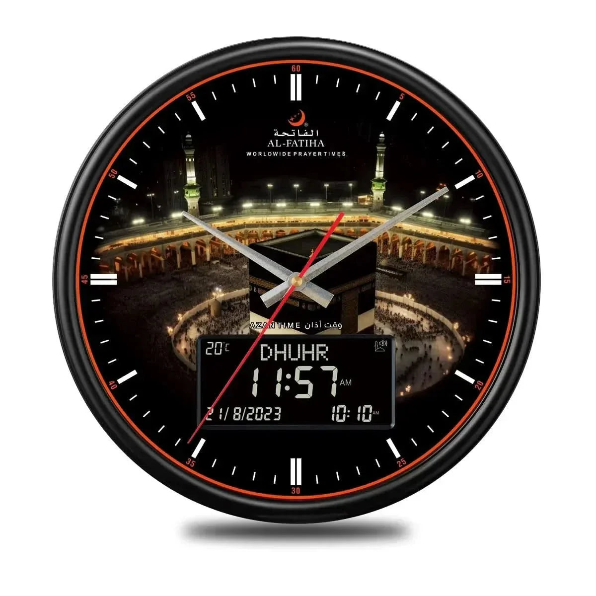 Digital Prayer Clock with Auto Azan and 10 Sounds