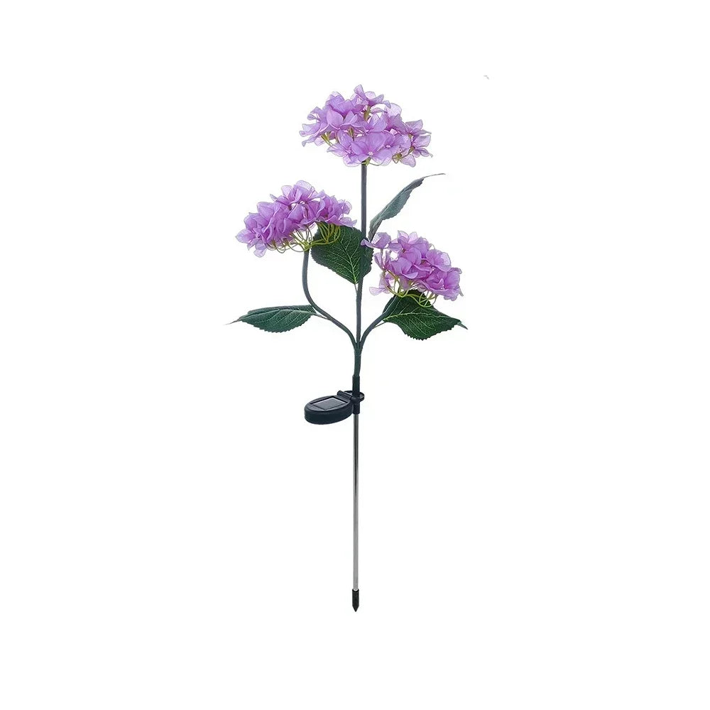 Colorful Solar Powered Flower String Lamp