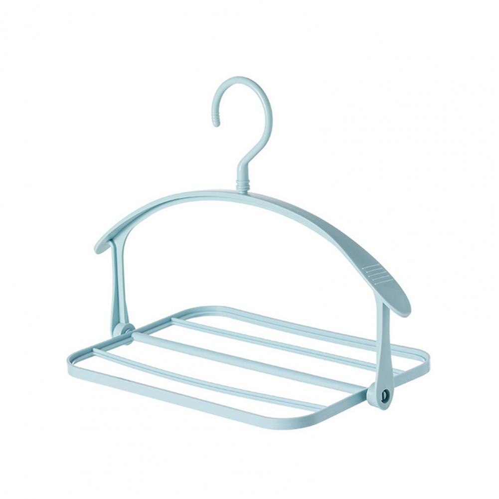 Space Saving 4-Tier Folding Clothing Rack