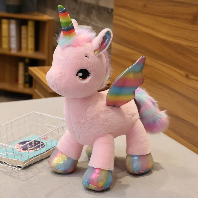 Cuddly Unicorn Plush Horse Toy For Children