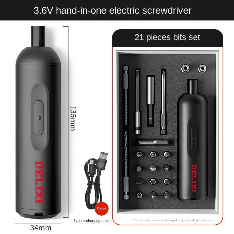Powerful Fast Charge Cordless Screwdriver Kit - Halri