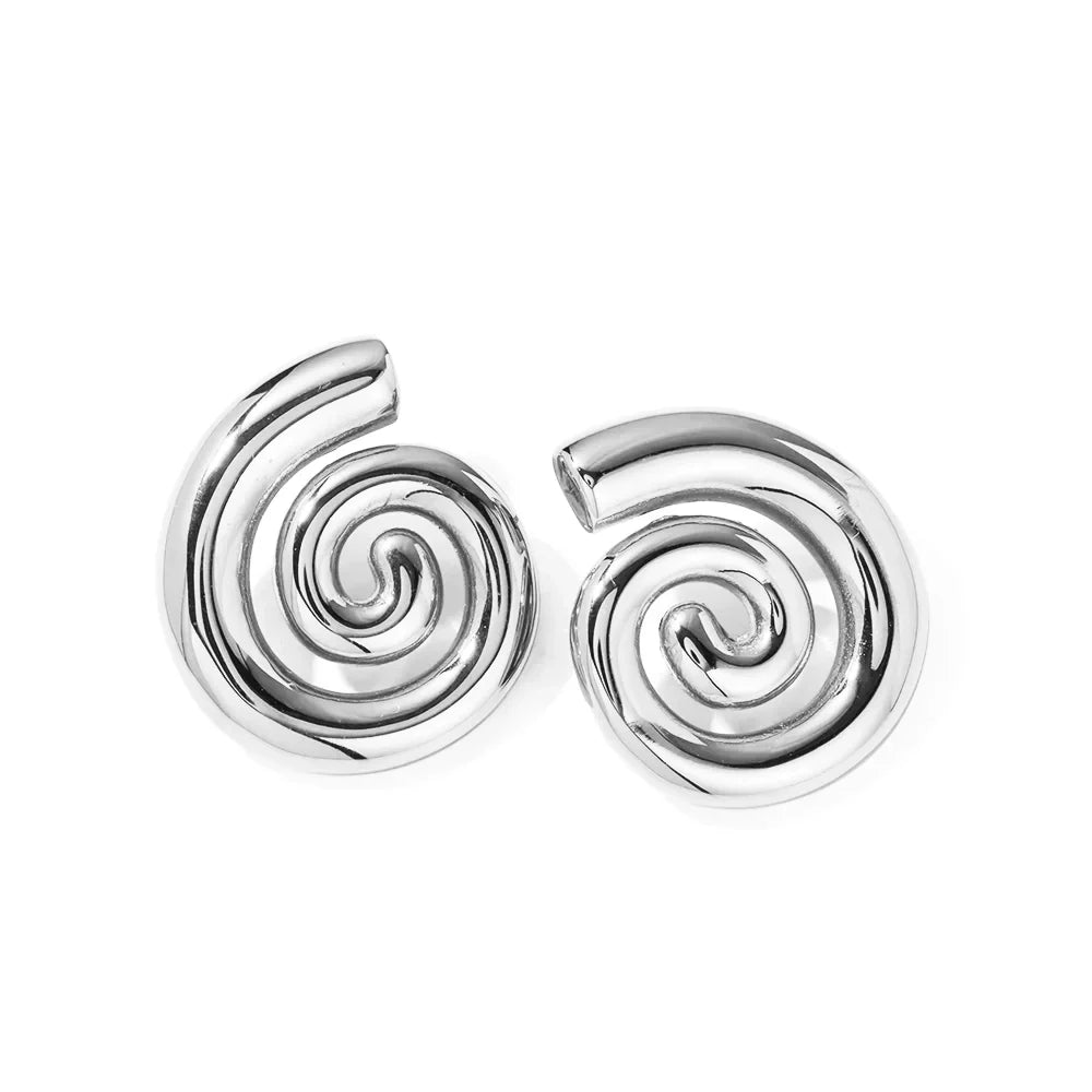 Luxury 18k Gold Twisted Drop Earrings