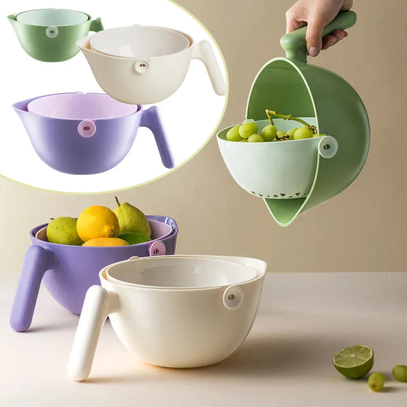 Easy Clean Collapsible Veggie Strainer Basket - Halri