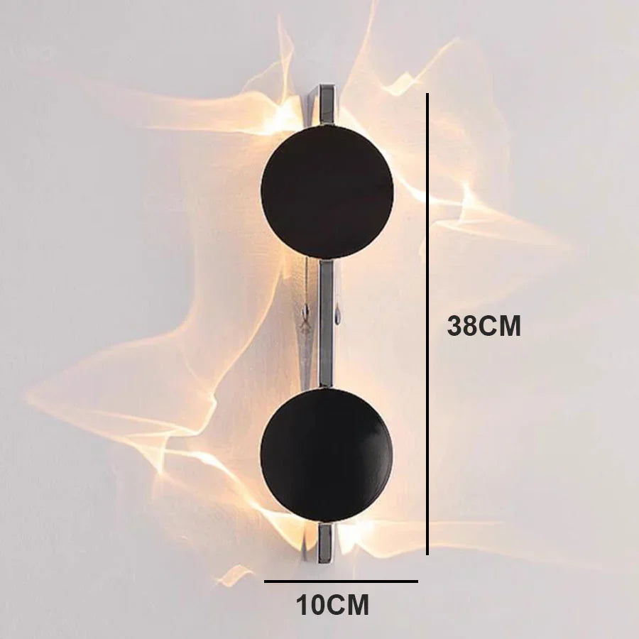 Colorful LED Glow In Wall Lamp