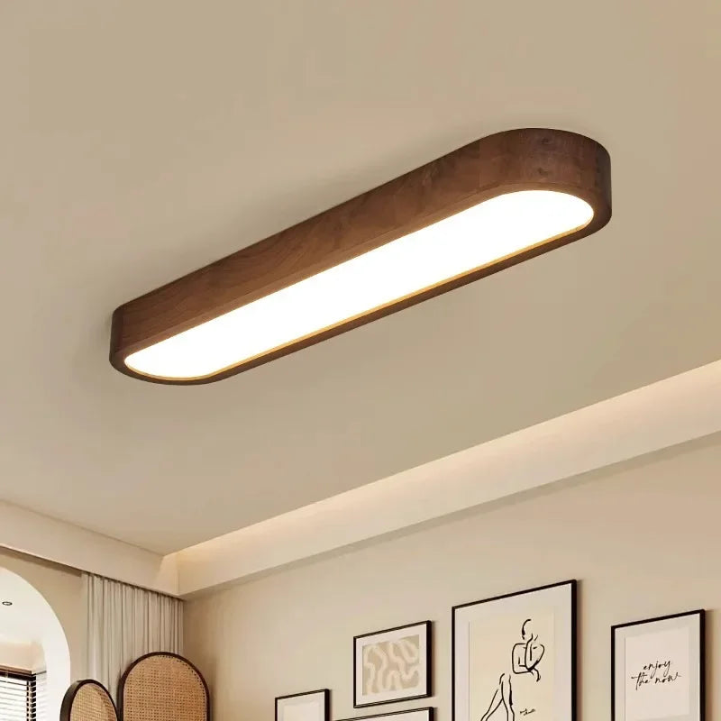 Eco-Friendly Wooden LED Ceiling Light