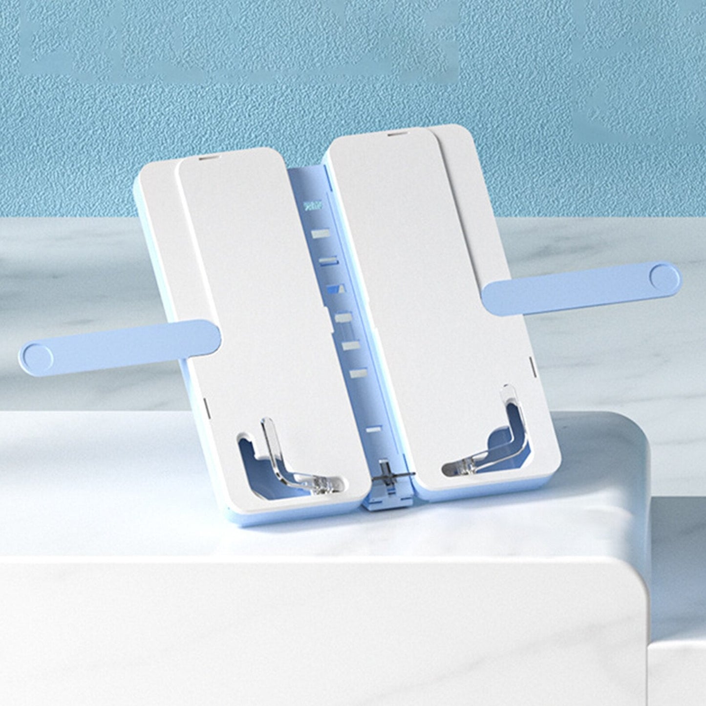 Portable Collapsible Desk Book Stand Organizer Box