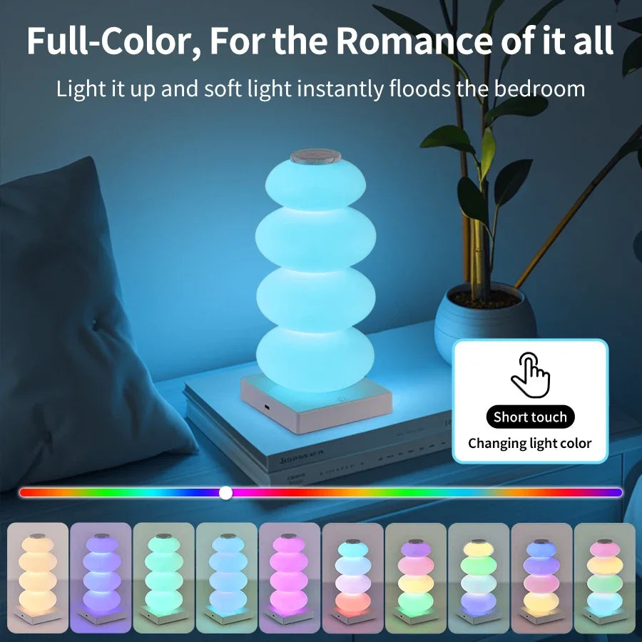 Colorful LED Desk Lamp with USB and Dimmer - Halri