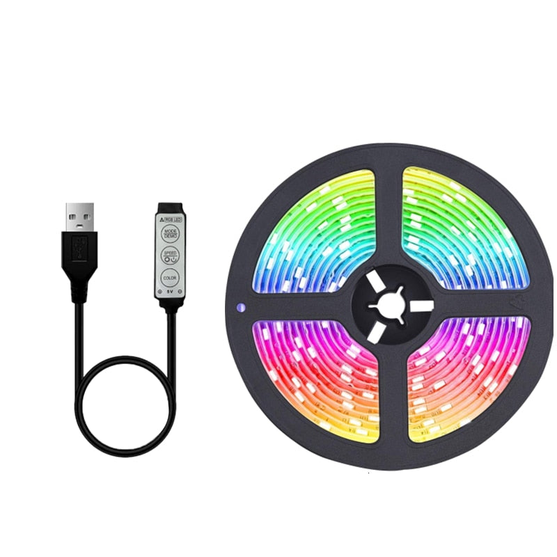 Colorful Flexible LED Tape Light, 5V