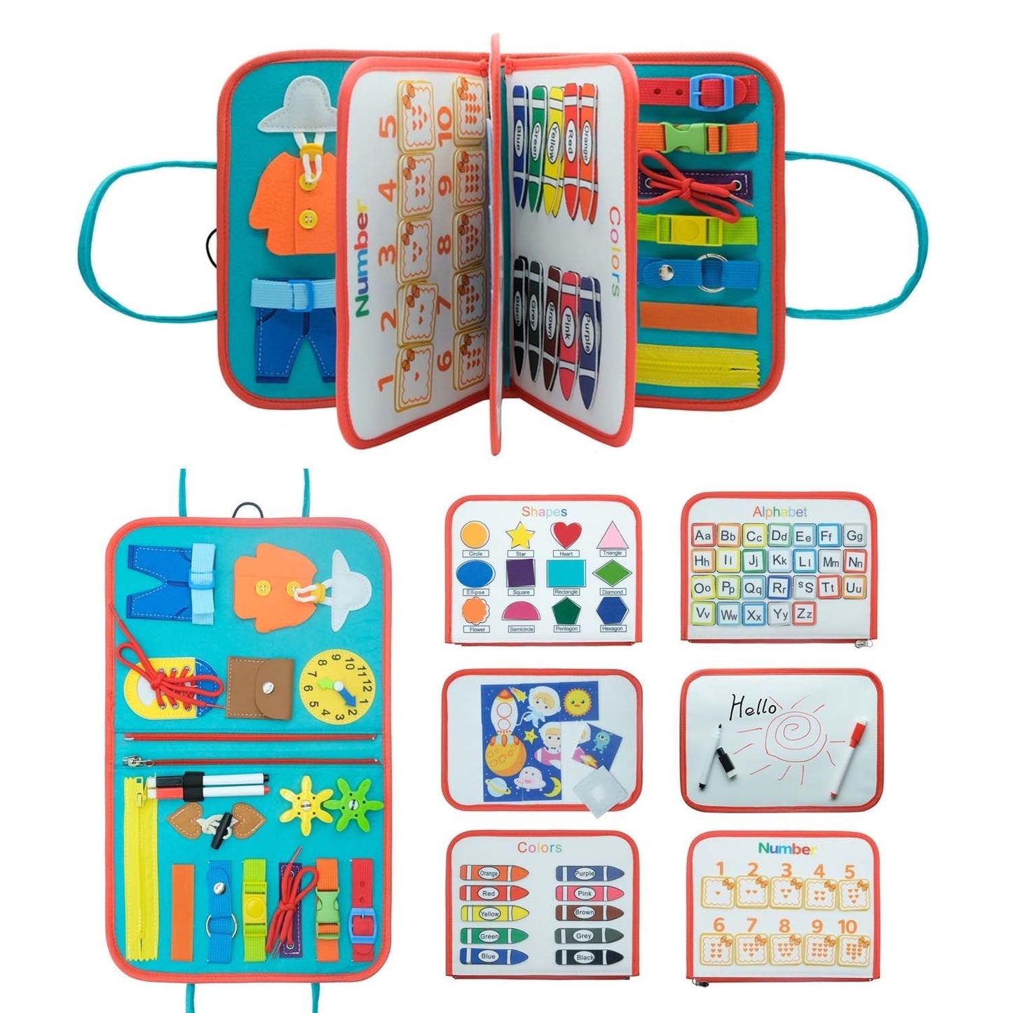 Interactive Kids Play Board - Educational Toy for Toddlers - Halri