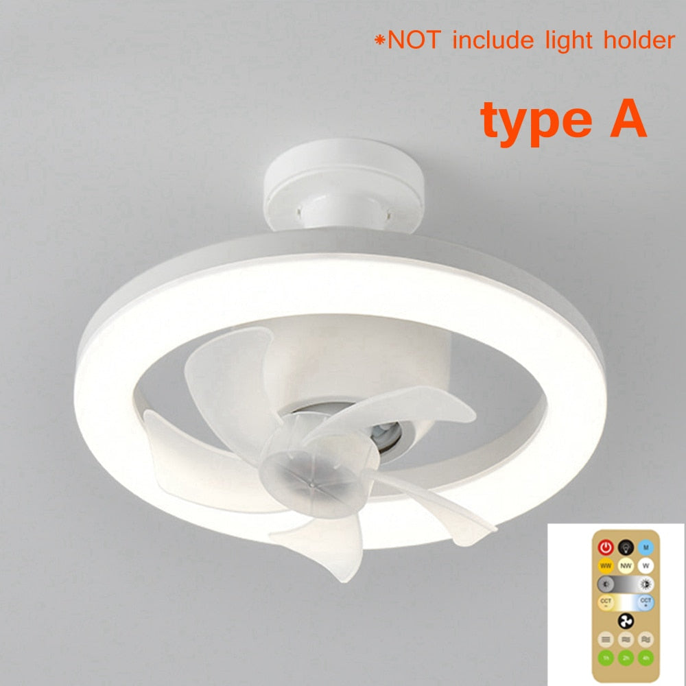 Bright Dual Function Rotating Ceiling Fan Light - Halri