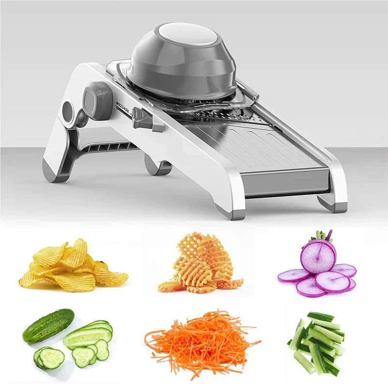 Easy to Use 18-in-1 Veggie Slicer with Sharp Blades - Halri