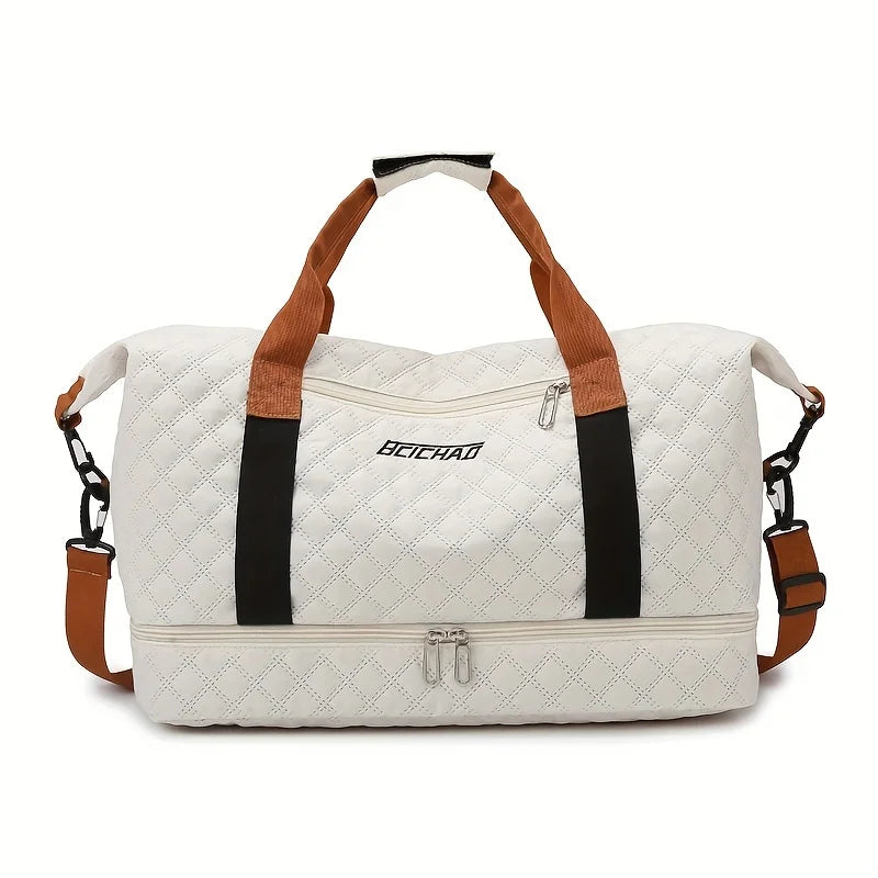 Spacious Sports Duffel Bag with Shoe Pocket